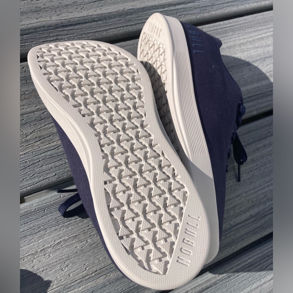 NO BULL - Navy Canvas Trainer Sneakers - 8 RUNS SMALL - Picture 6 of 8